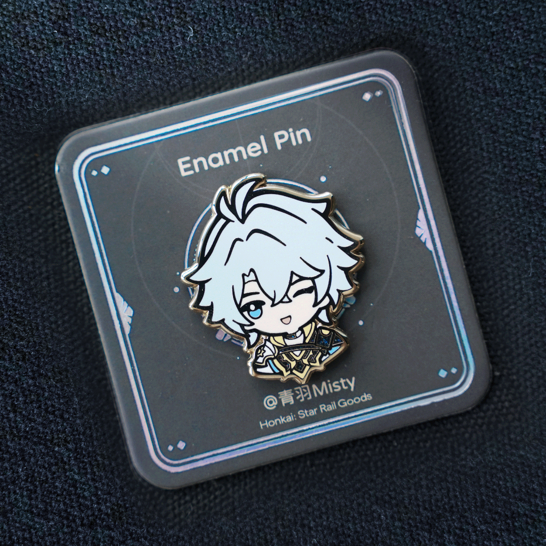 崩坏星穹铁道白厄金属徽章同人周边(半身款)镀金书包挂件生日礼物