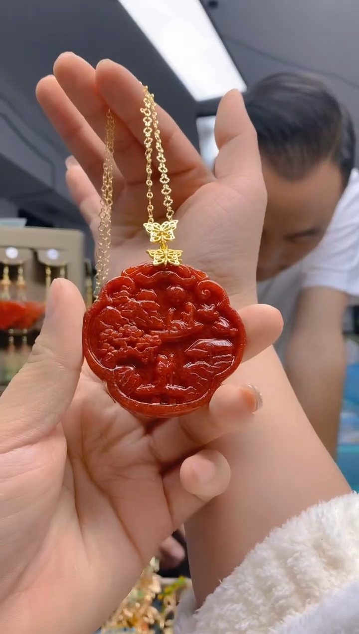 【闪购商品】翡翠耳饰合金478翡翠锁骨链