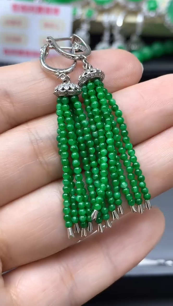 颈饰18K金镶嵌翡翠667中国好珍宝