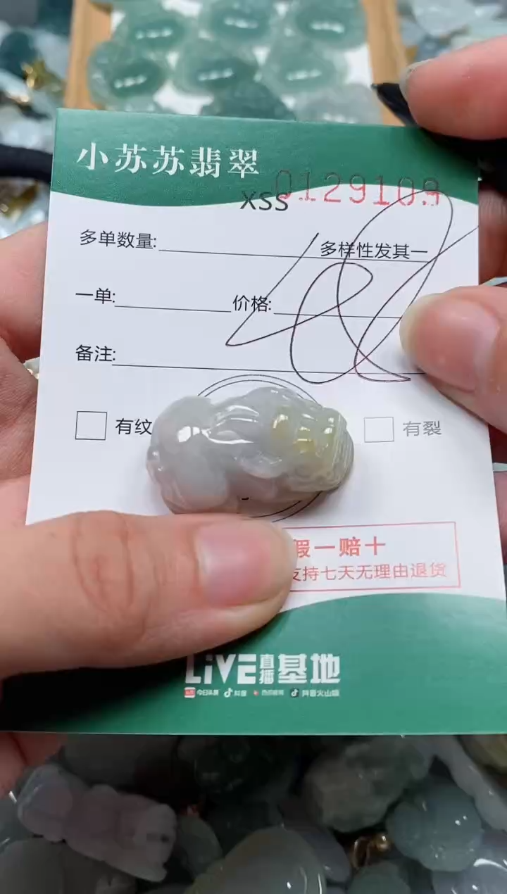 【闪购商品】翡翠颈饰未镶嵌闪购商品0129109