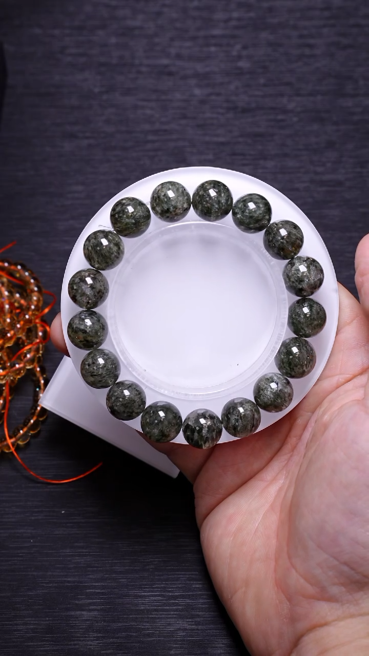 【闪购商品】水晶单圈未镶嵌Q020绿幽灵单圈11mm