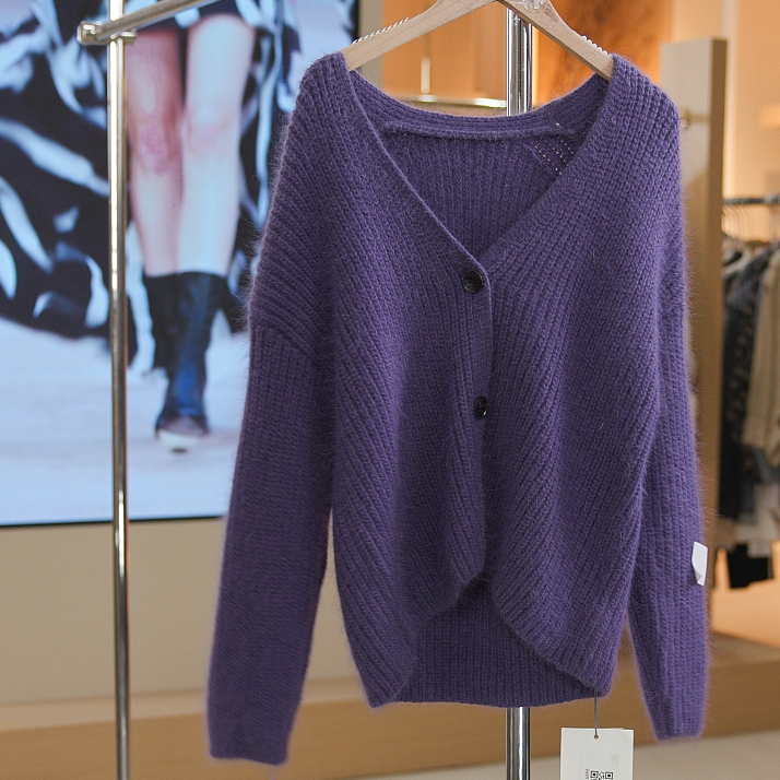 9699 紫  夏季上衣气质百搭休闲时尚轻奢