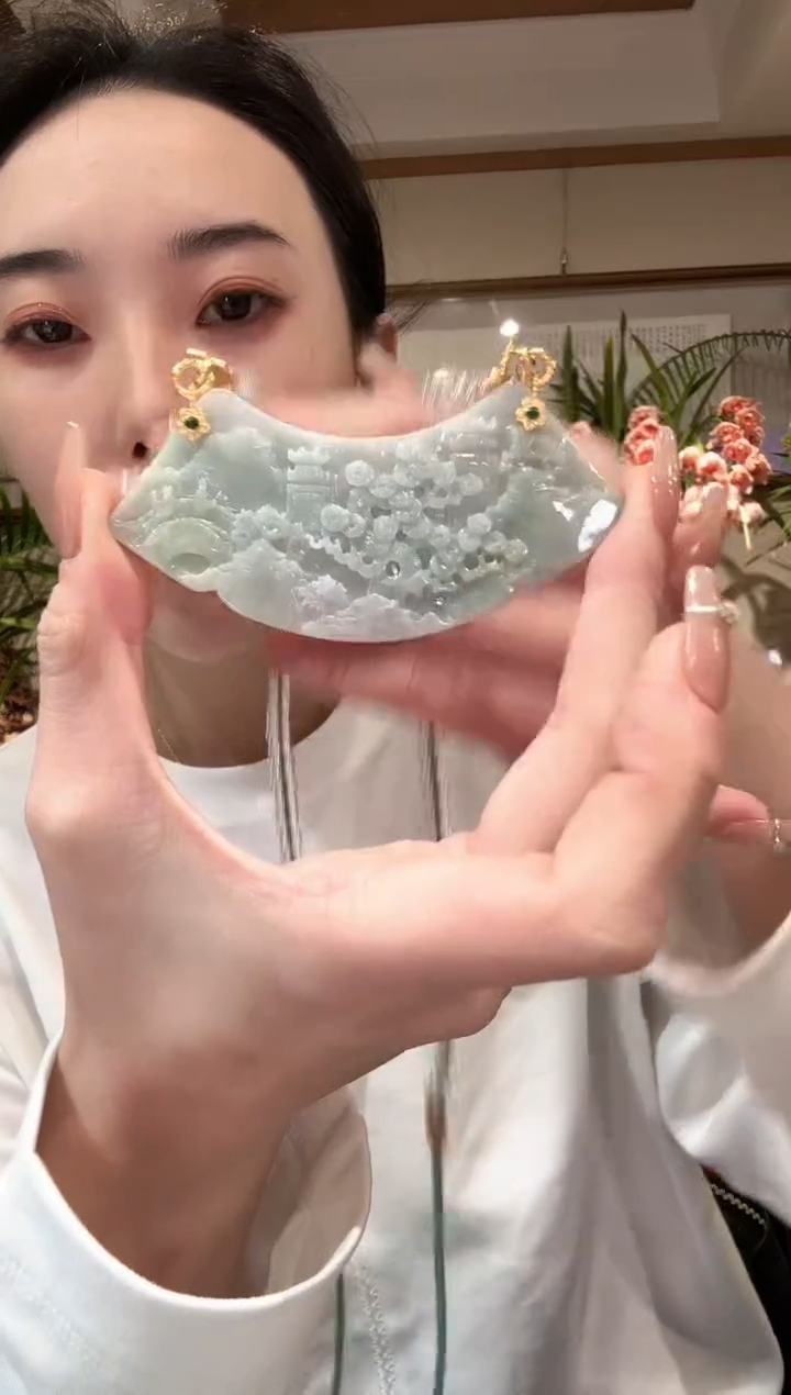 【闪购商品】翡翠颈饰未镶嵌国风