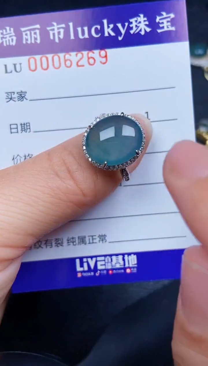 翡翠银S925镶嵌颈饰6269