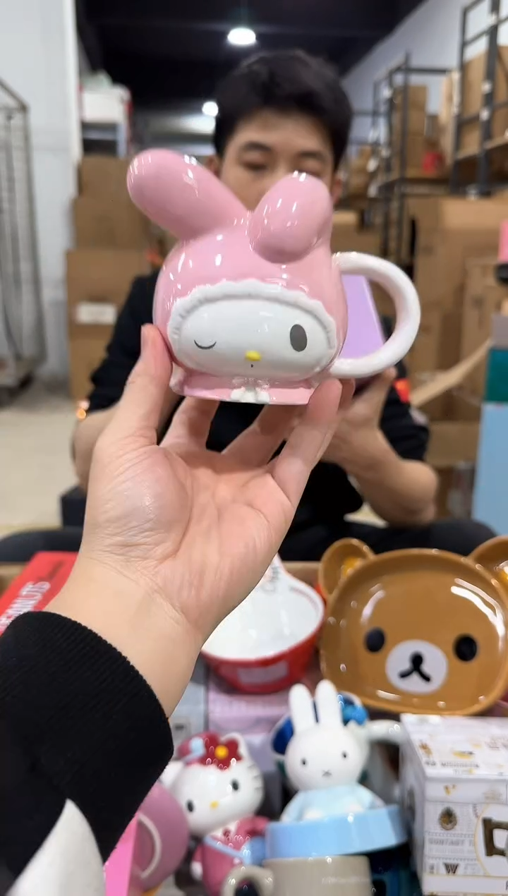 瓷片原盒美乐蒂50周年水杯