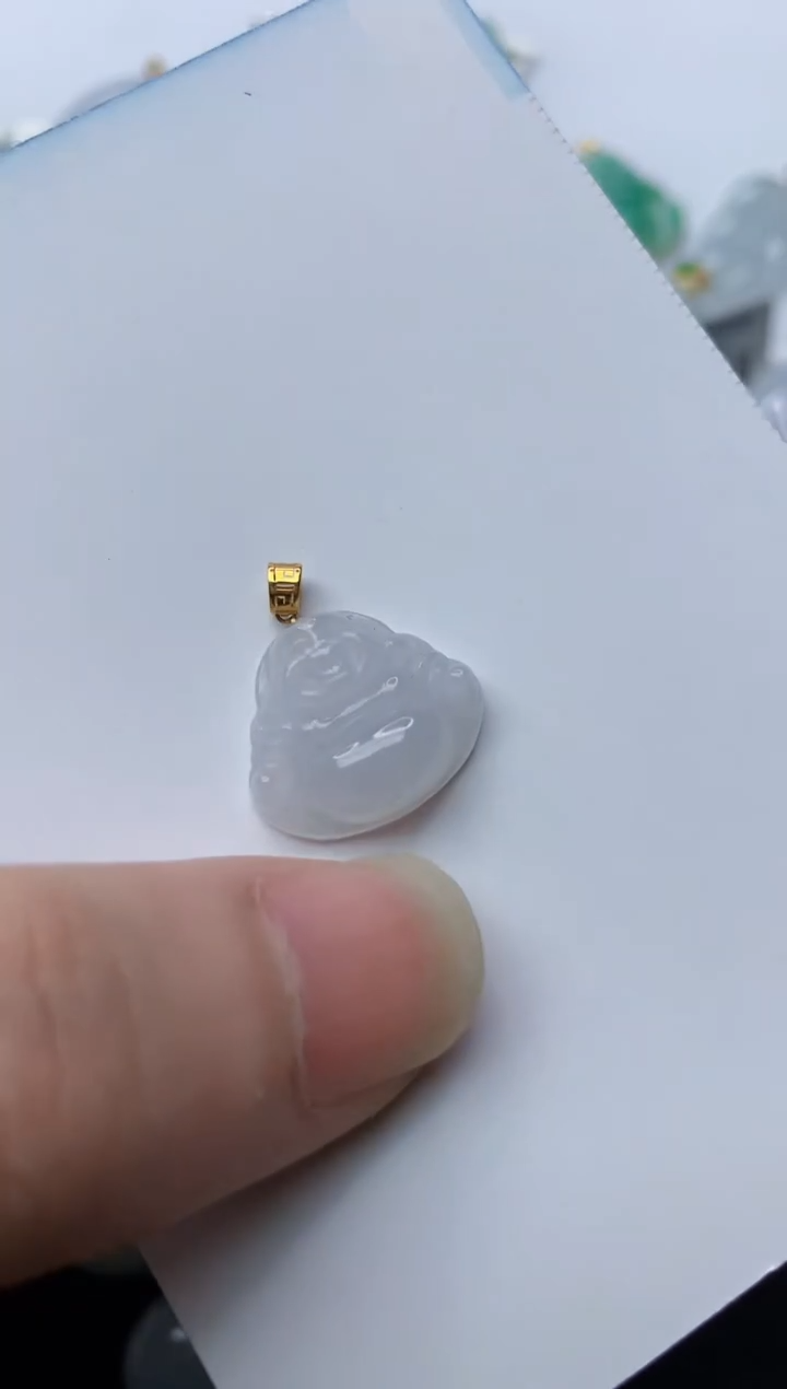 【闪购商品】翡翠颈饰18K金镶嵌57..........