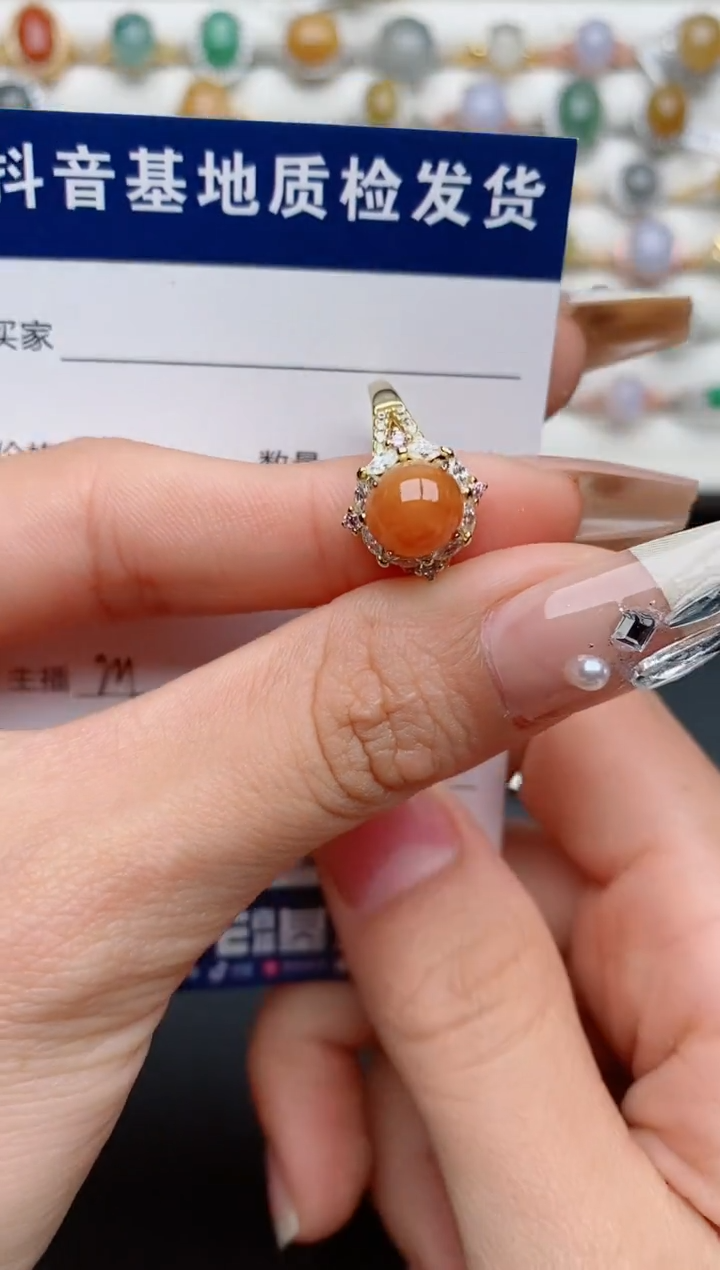 【闪购商品】翡翠戒指银S925镶嵌...........