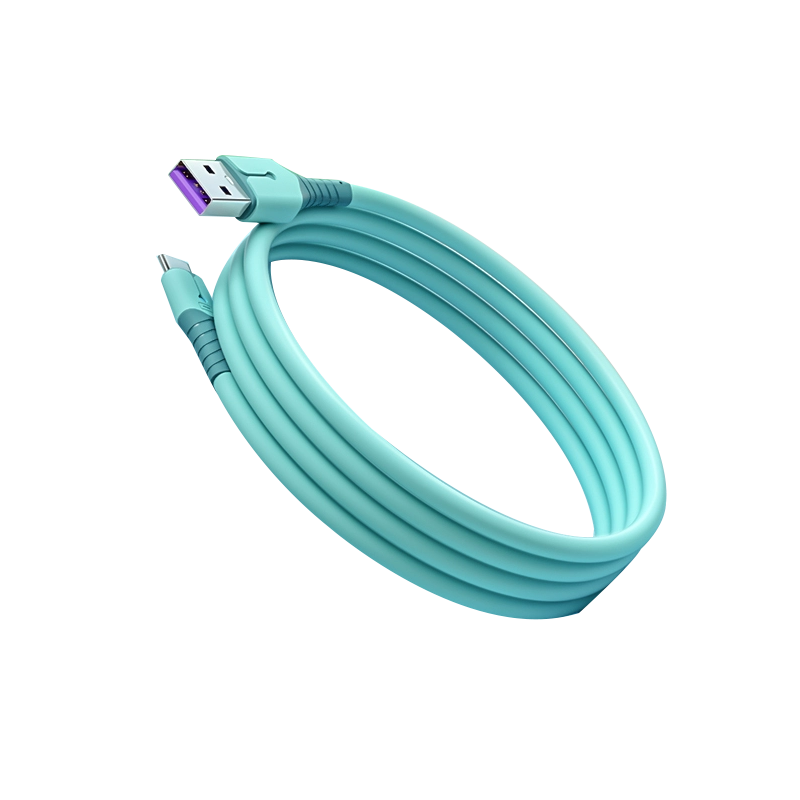 液态带灯软胶数据线 TYPE-C  颜色随机