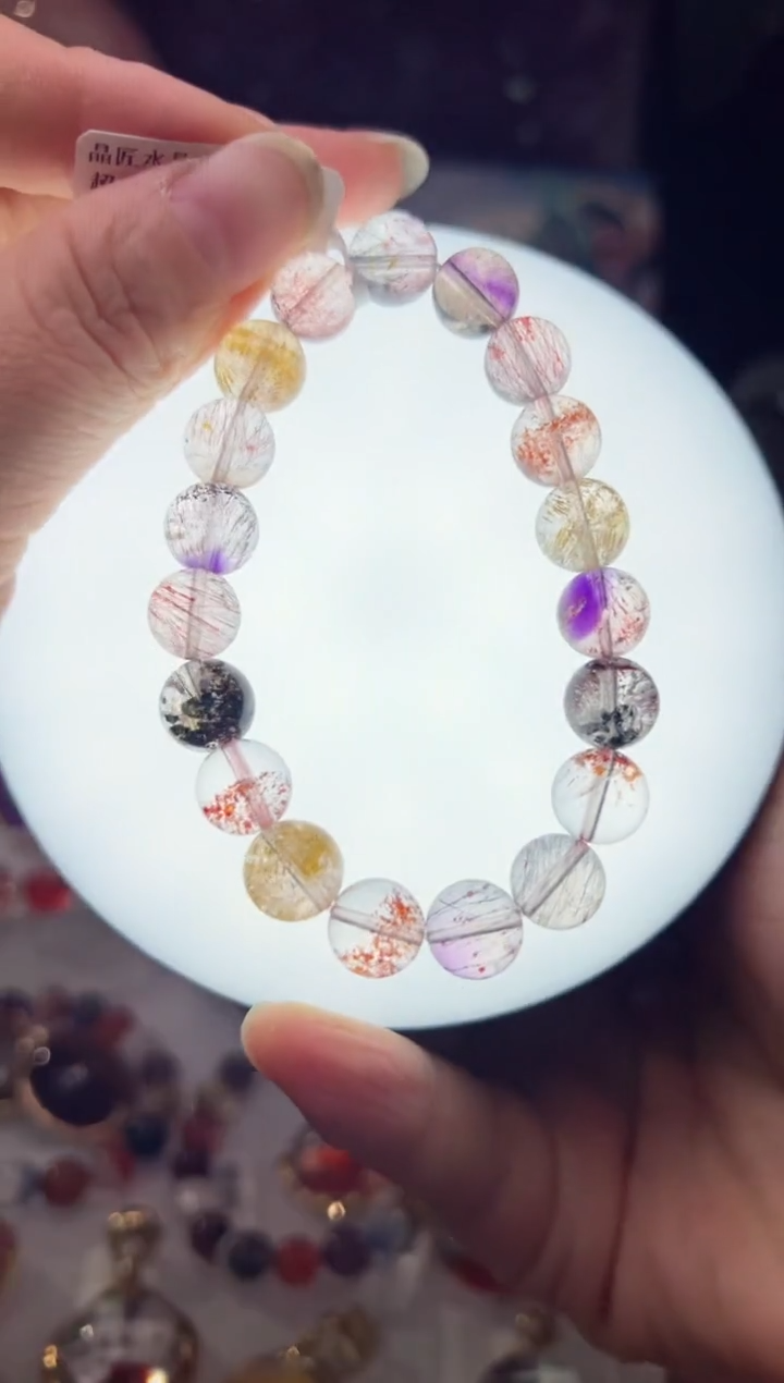 【闪购商品】水晶单圈未镶嵌超七手串10m+ JP37606