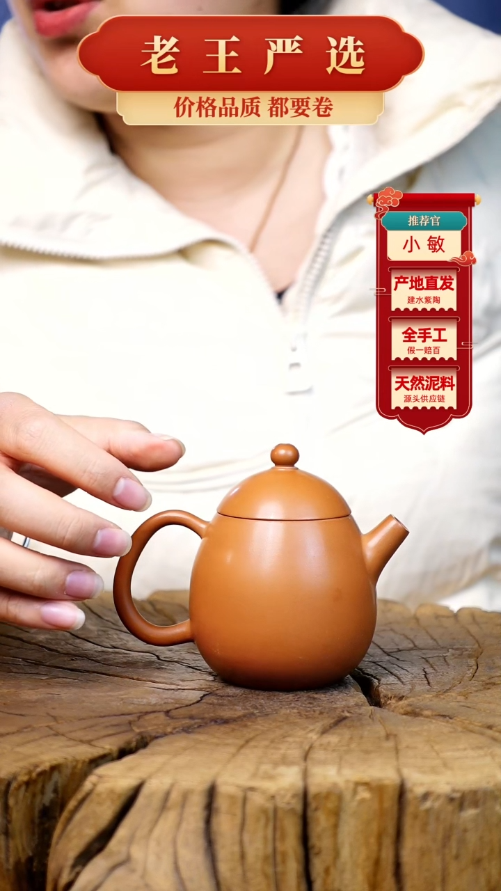 【闪购商品】壶建水紫陶全手工壶