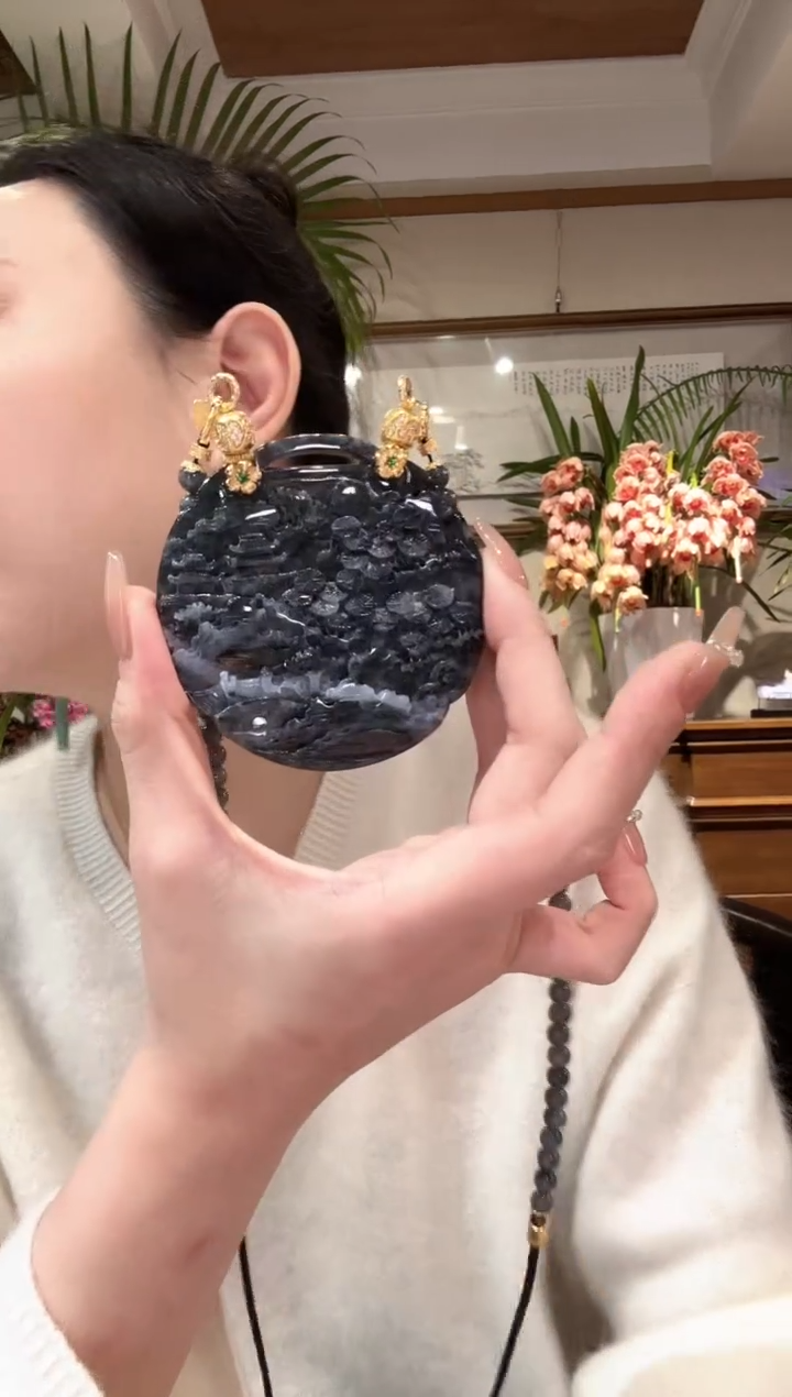 【闪购商品】翡翠颈饰未镶嵌国风
