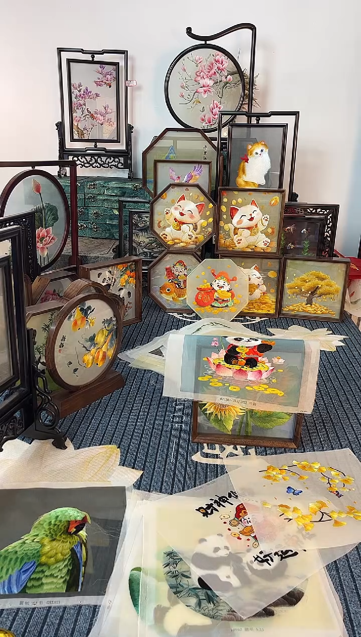 刺绣苏绣手工刺绣绣品