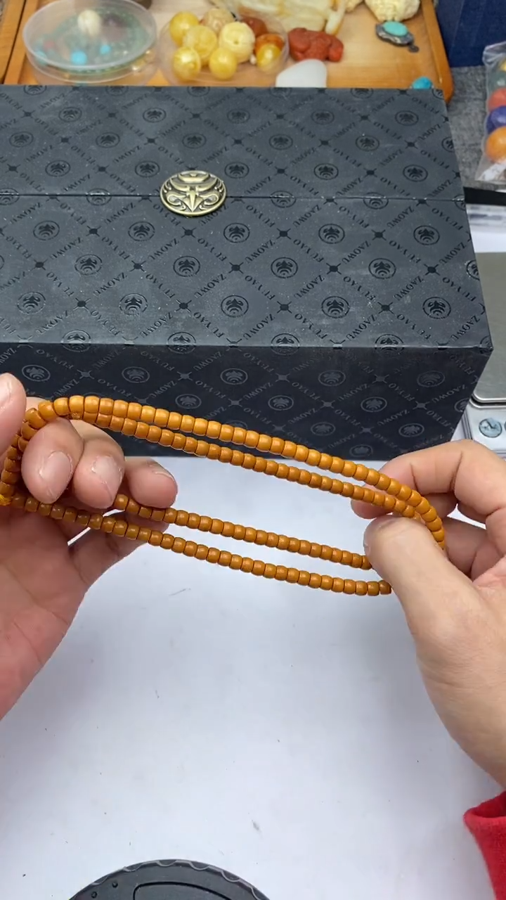 【闪购商品】橄榄核吊坠核尖108项链