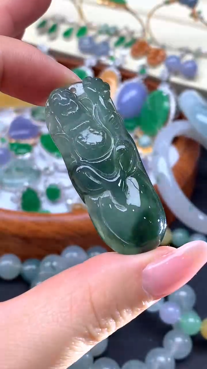 【闪购商品】翡翠颈饰未镶嵌7-天然翡翠