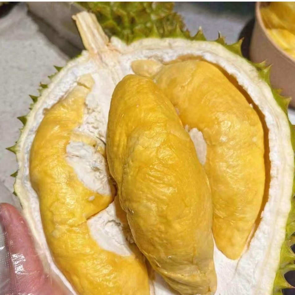 29.9一斤鲜榴莲，越南干尧榴莲，满满的焦糖口感，默认开果，核大介意勿拍干尧越南