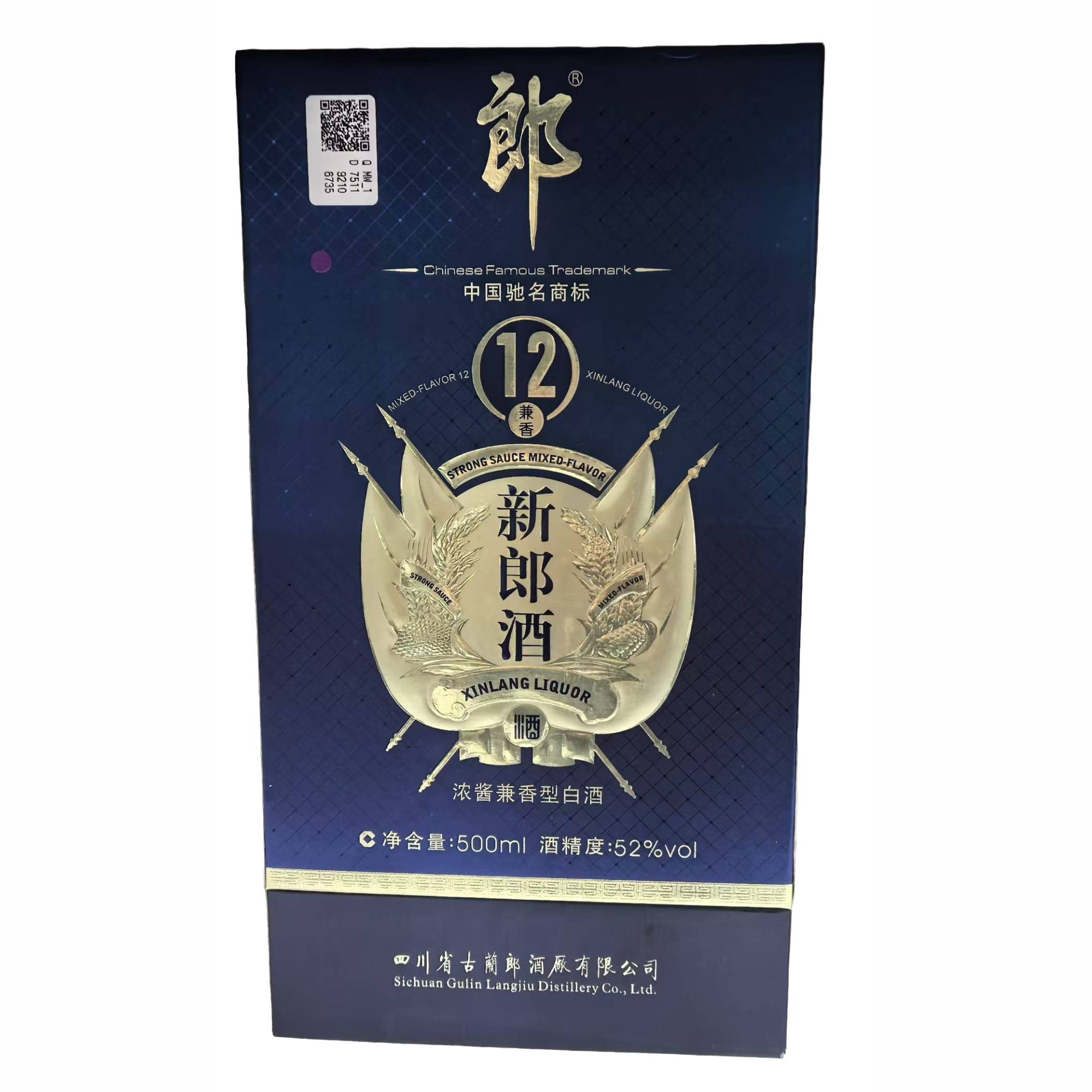 郎酒 新郎酒12年 52度500ml*1瓶 兼香型白酒