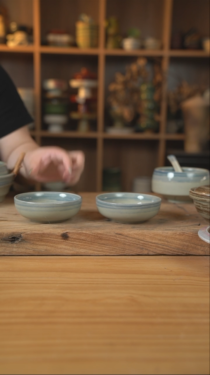 青云系列的大号蘸料碟2个