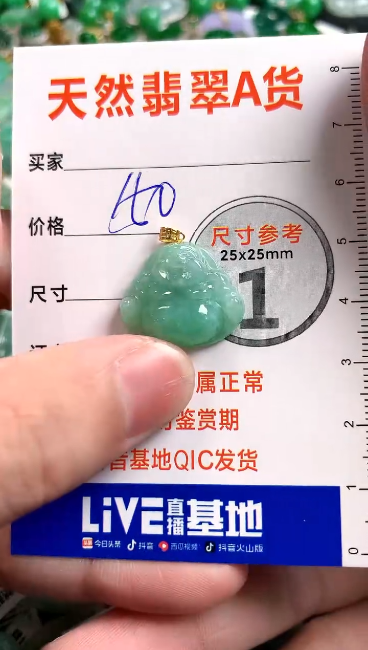 【闪购商品】翡翠颈饰未镶嵌0111496953