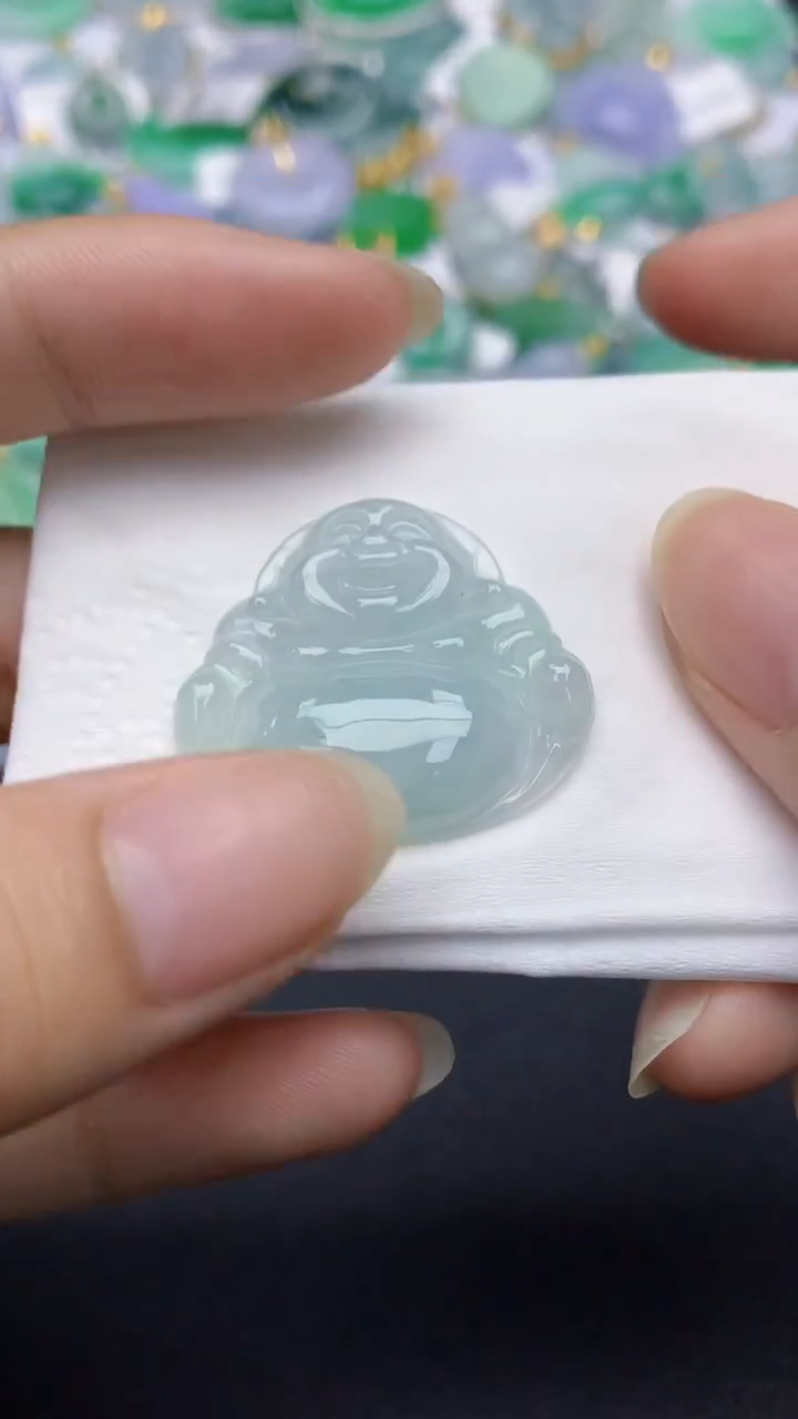 翡翠未镶嵌颈饰天然缅甸a货翡翠百元以上9元证书费自理