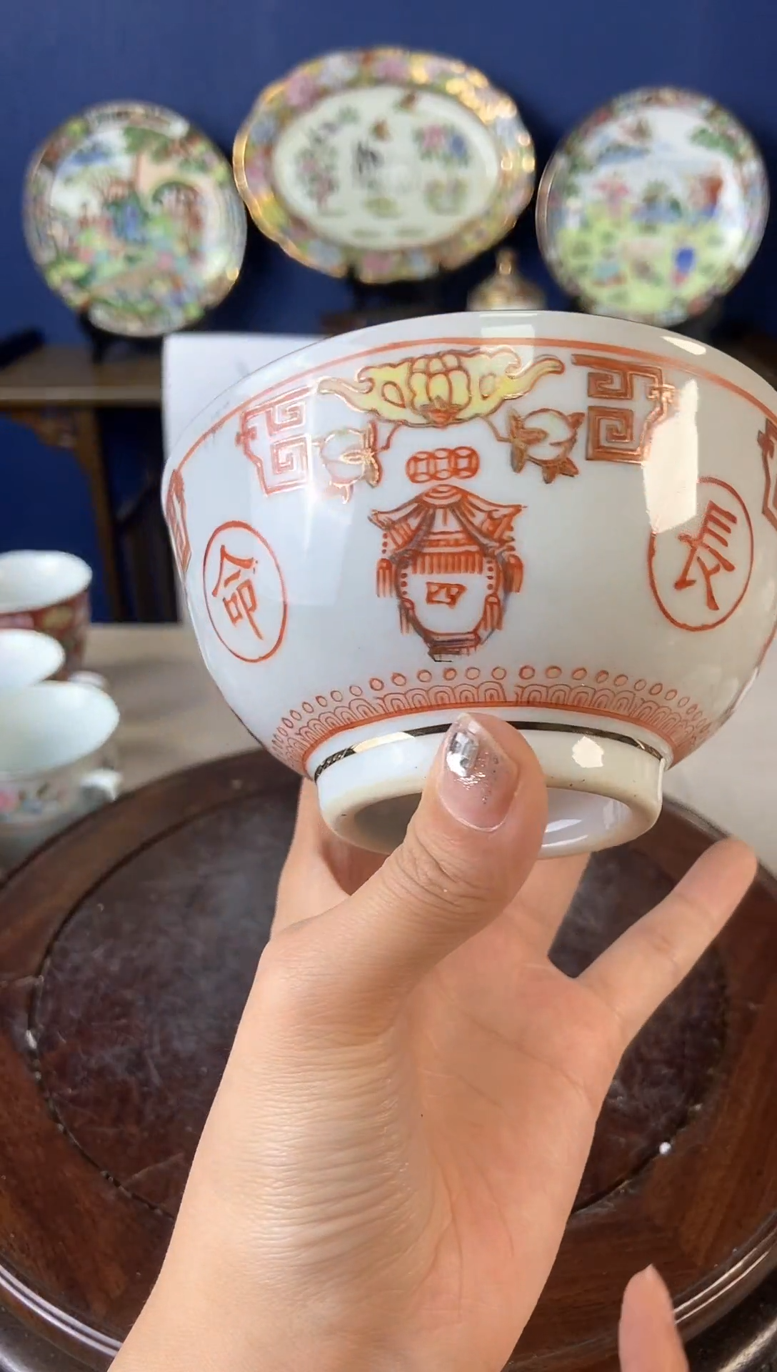 瓷片微瑕景德镇窑厂瓷摆件单件