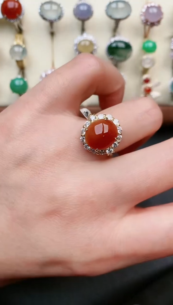 【闪购商品】翡翠戒指银S925镶嵌.....