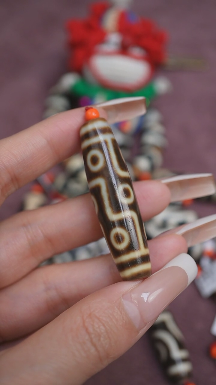 【闪购商品】玛瑙/玉髓颈饰未镶嵌蚀花玛瑙珠定制编绳