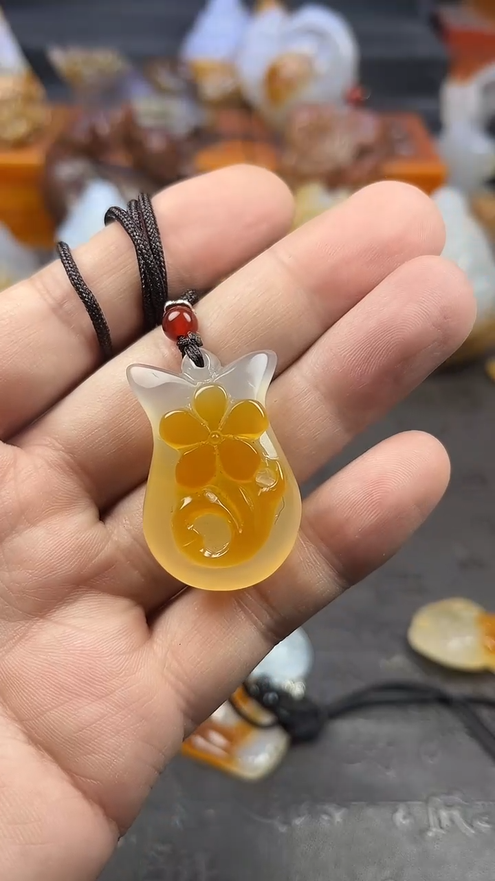 【闪购商品】玛瑙/玉髓吊坠未镶嵌1