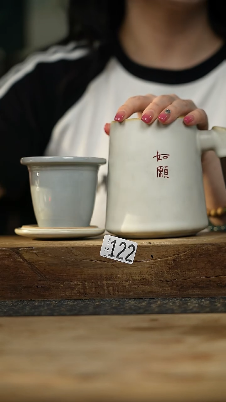 3月新364粉引系列如愿办公杯（不带礼盒）