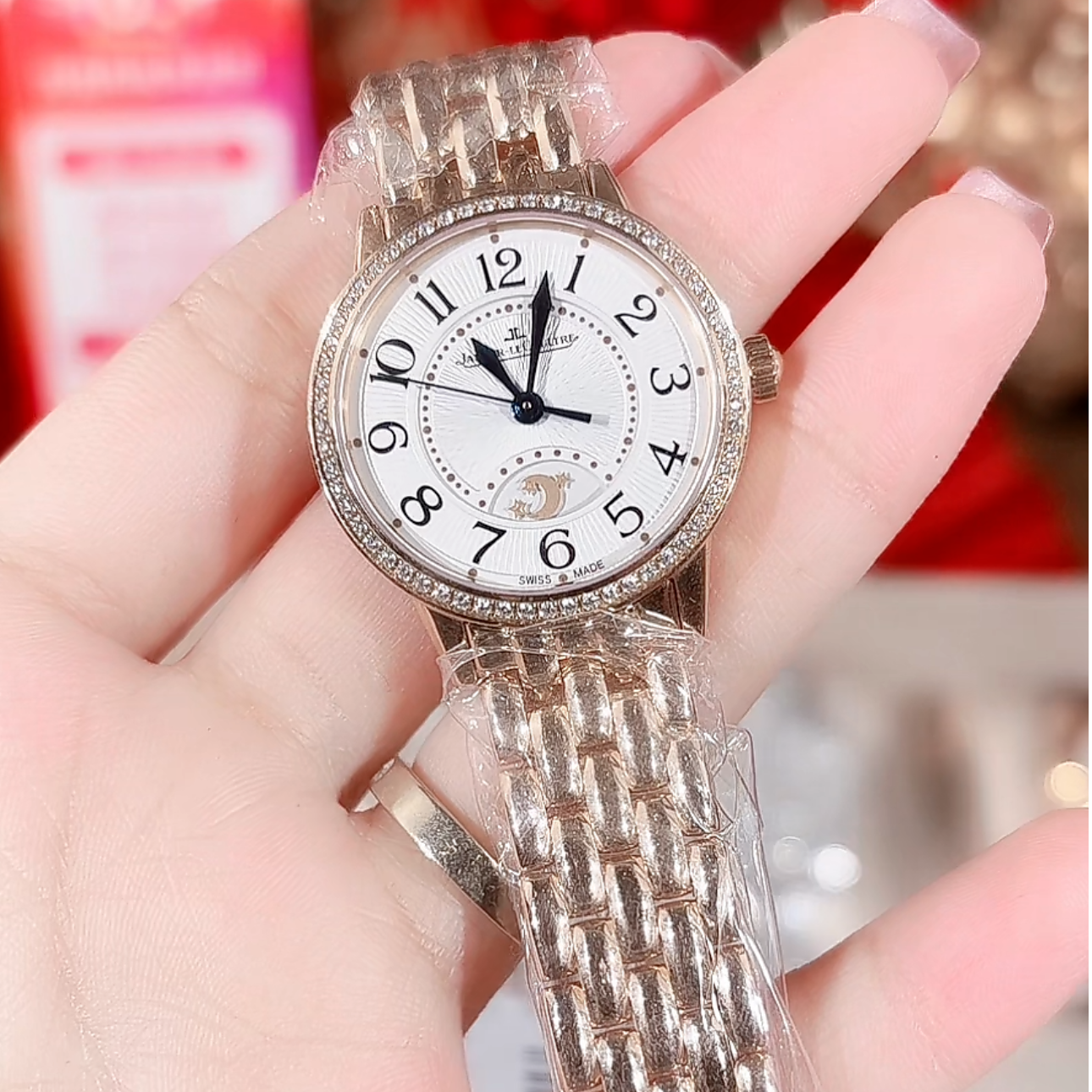 99新 Jaeger-LeCoultre/积家 约会系列3462121女表原钻/WHT027255