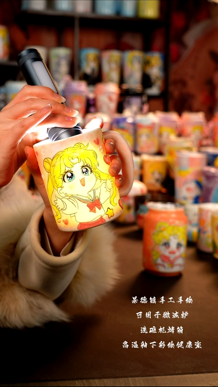 景德镇手工手绘杯杯