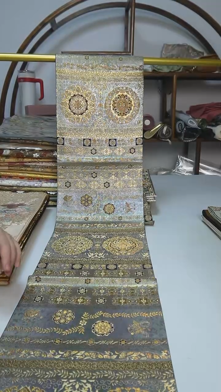 织绣24西阵织六通宝相花