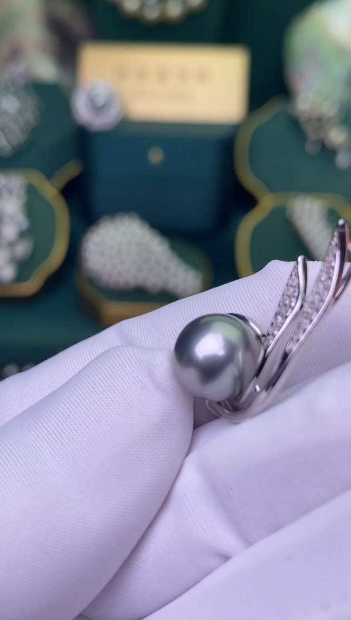 【闪购商品】海水珍珠颈饰银S925镶嵌9-10