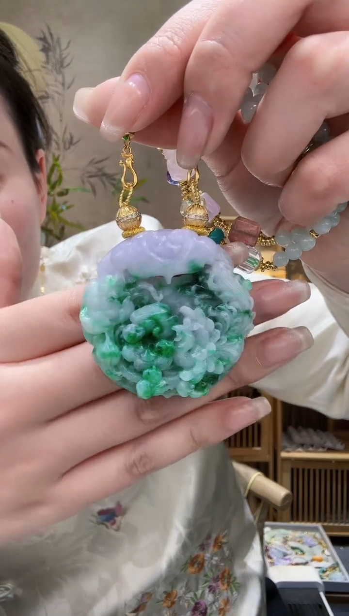 【闪购商品】翡翠颈饰未镶嵌吊坠