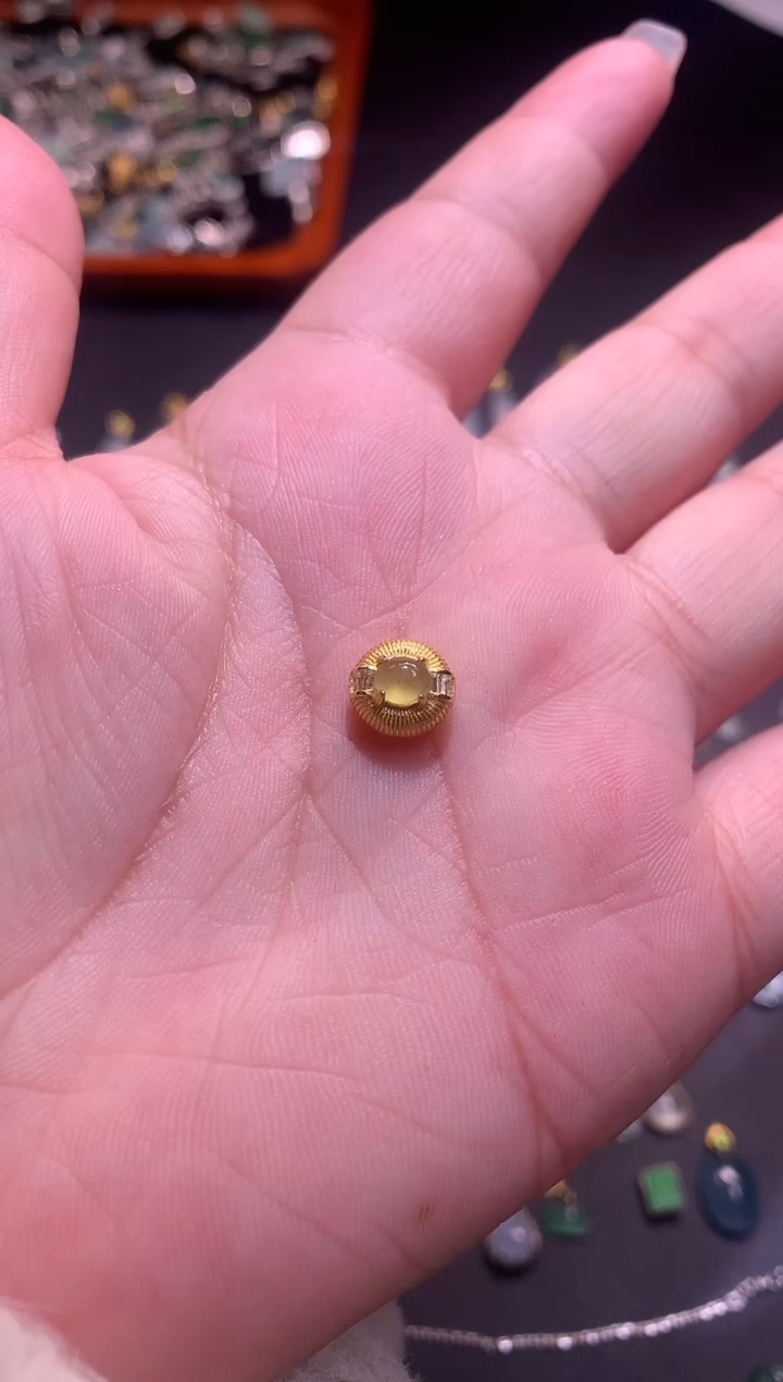 【闪购商品】翡翠吊坠(不含链)银S925镶嵌1