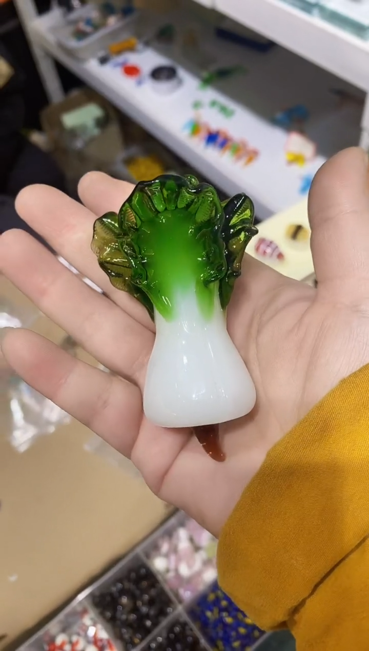 【闪购商品】琉璃手工艺品大白菜