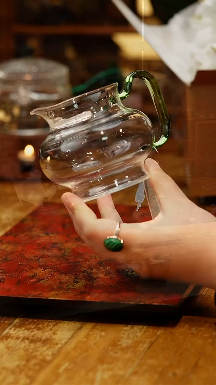 【闪购商品】禾器/熠然月牙款茶海/湖绿