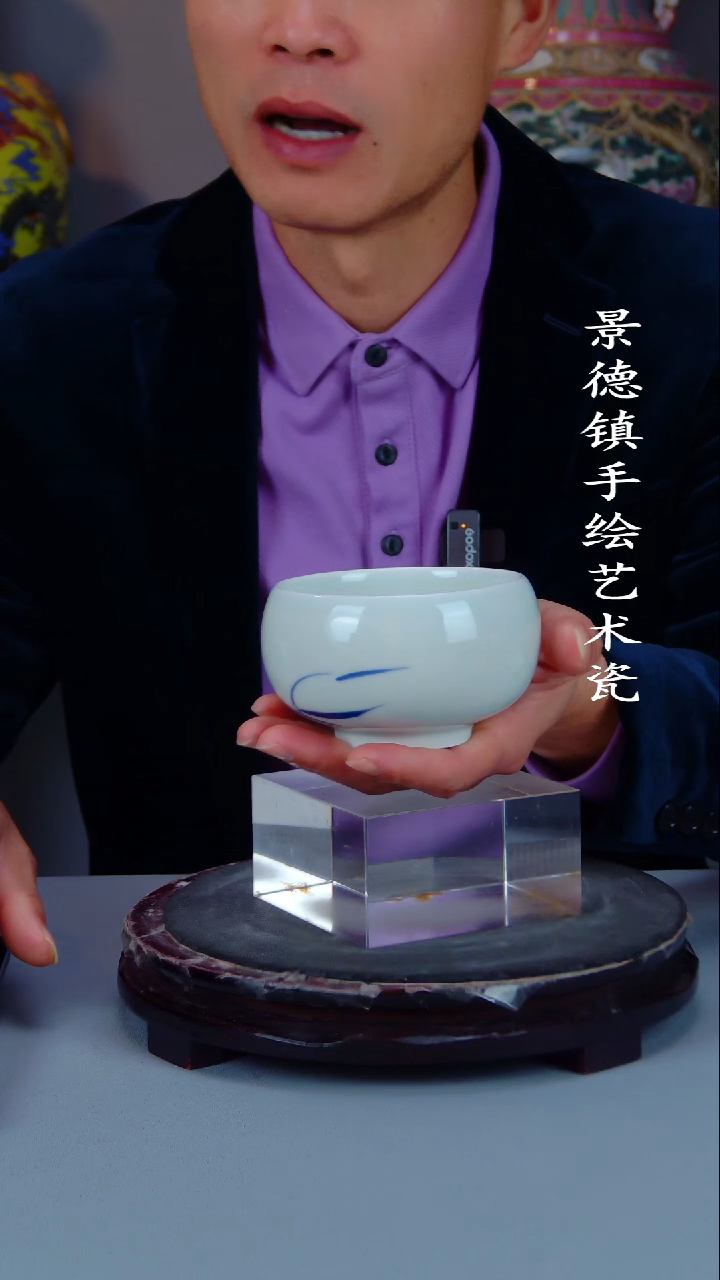 摆件陶瓷景德镇手工手绘陶瓷摆件3