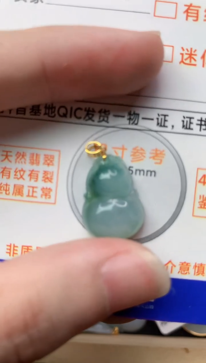 【闪购商品】翡翠颈饰18K金镶嵌8...........