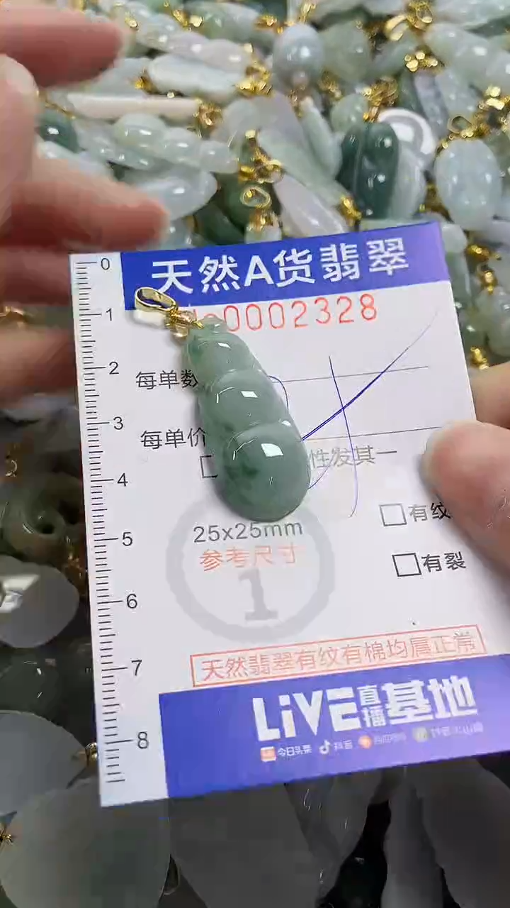 颈饰未镶嵌翡翠纯天然货a翡翠
