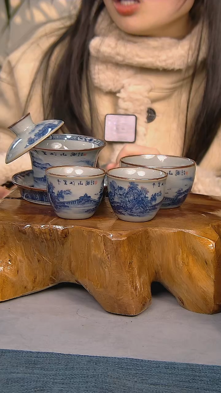 【闪购商品】4件套陶瓷茶具家用简装系列 