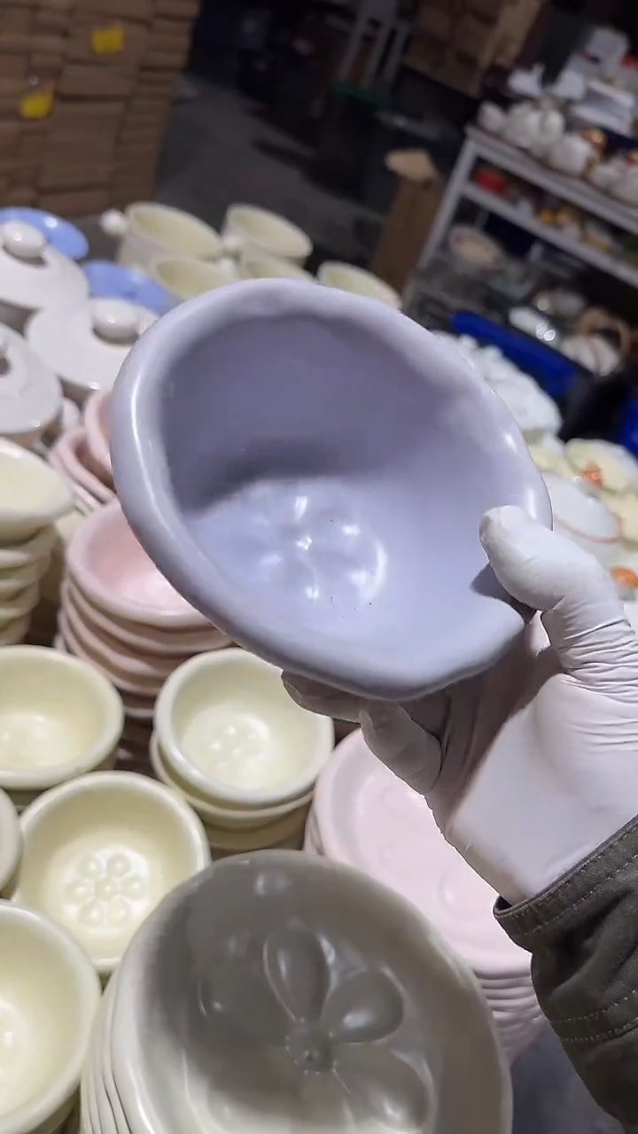 陶瓷椭圆碗微瑕 凑满20元包邮