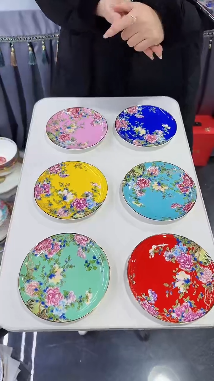 【闪购商品】瓷片 6英寸骨碟6个景德镇陶瓷