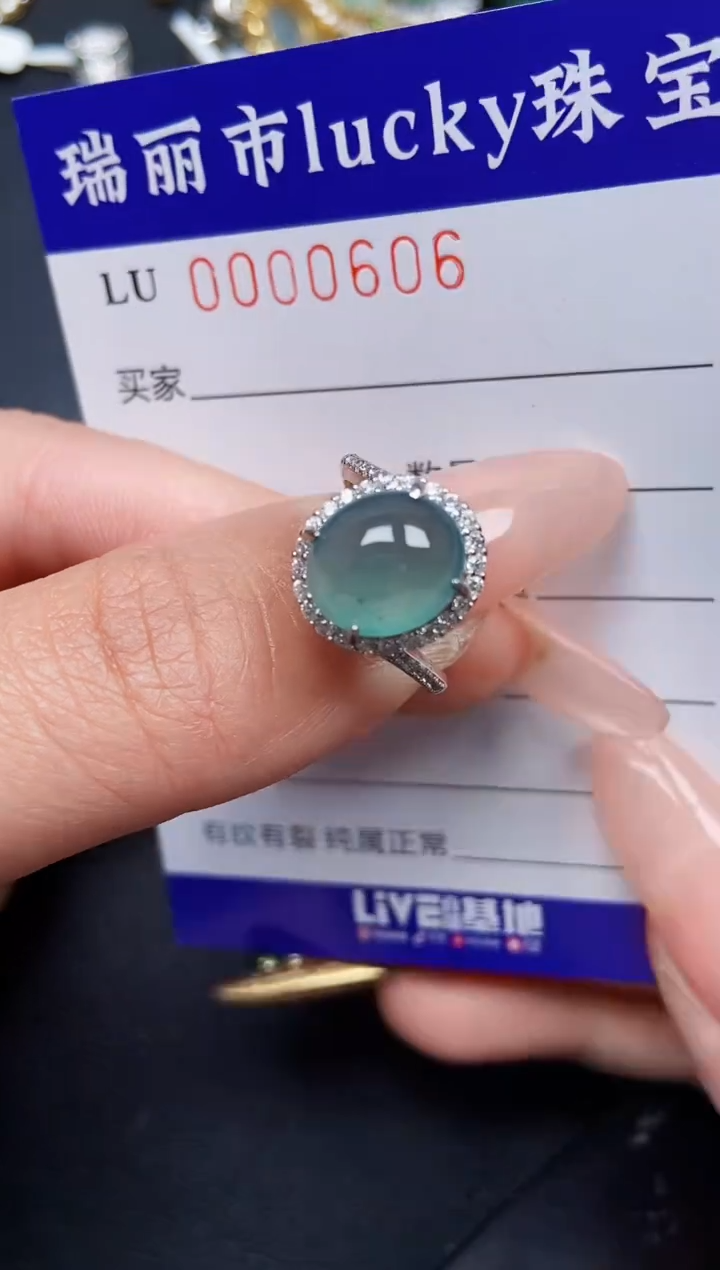 【闪购商品】翡翠颈饰银S925镶嵌0606