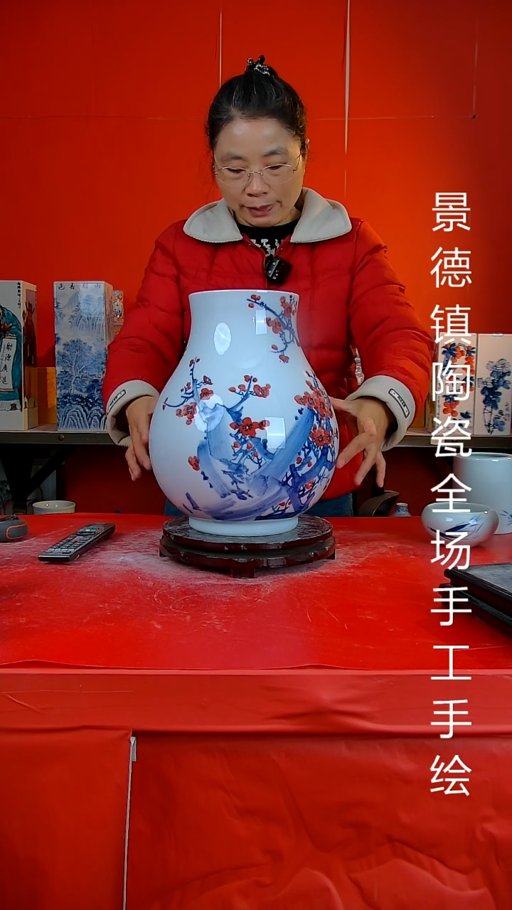 摆件陶瓷景德镇陶瓷 全场手工手绘