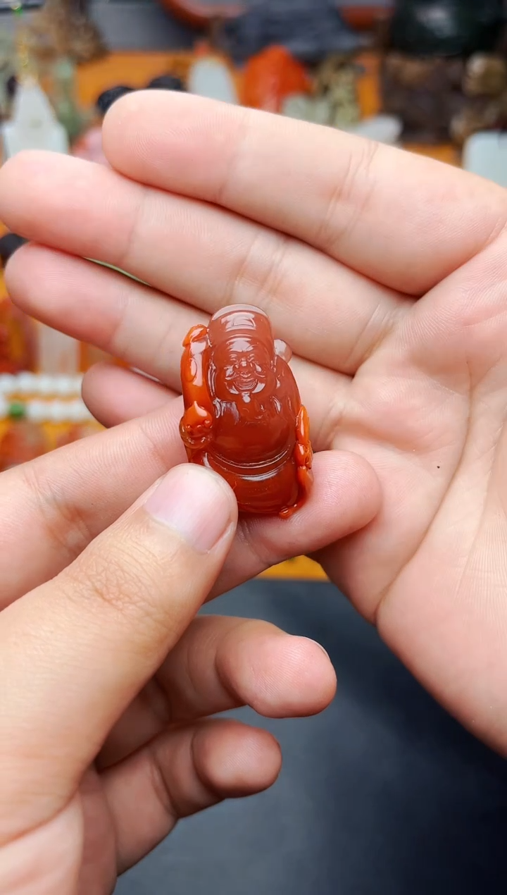 【闪购商品】南红玛瑙颈饰未镶嵌财神01