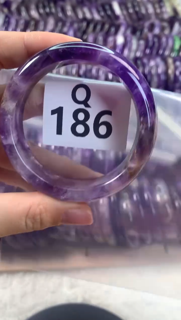 【闪购商品】水晶水晶手镯Q未镶嵌186-53