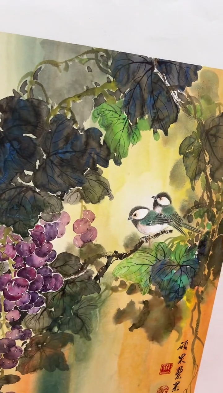 【闪购商品】国画道一老师亲笔绘画作品B56