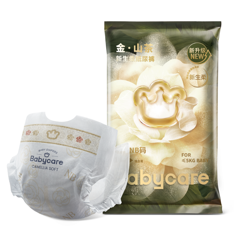 babycare金山茶轻柔NB码纸尿裤*1片