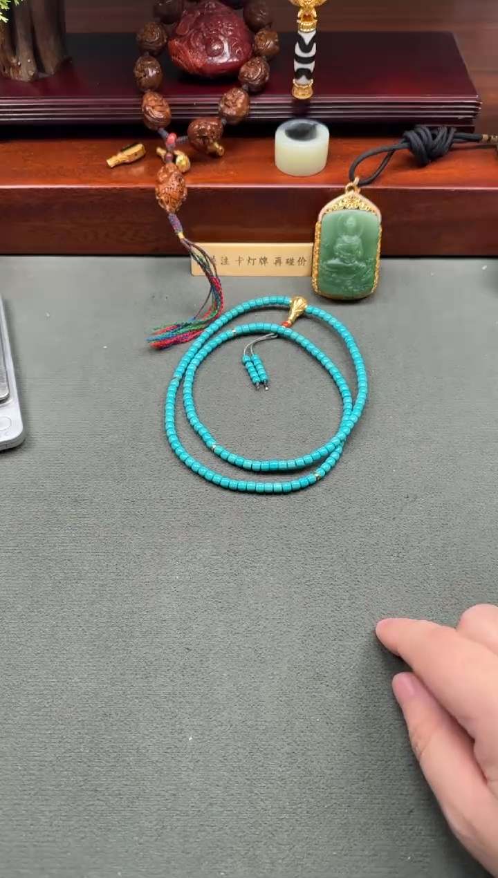 【闪购商品】绿松石手串手串18K金镶嵌手串手串