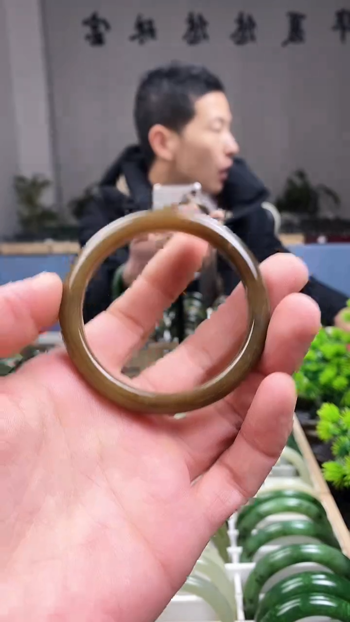 【闪购商品】和田玉手镯未镶嵌55.3